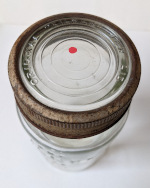 Photo of top of original Kilner jar